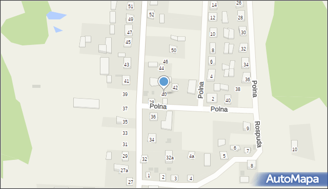 Filipów, Wólczańska, 40, mapa Filipów