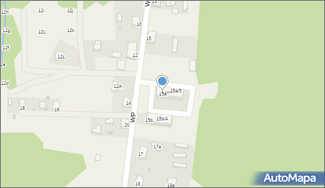 Gądków Wielki, Wojska Polskiego, 15a, mapa Gądków Wielki