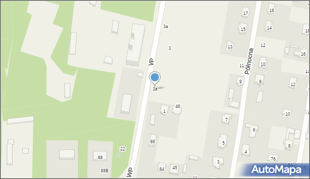 Gałków Mały, Wojska Polskiego, 1a, mapa Gałków Mały