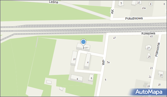 Gałków Mały, Wojska Polskiego, 2, mapa Gałków Mały