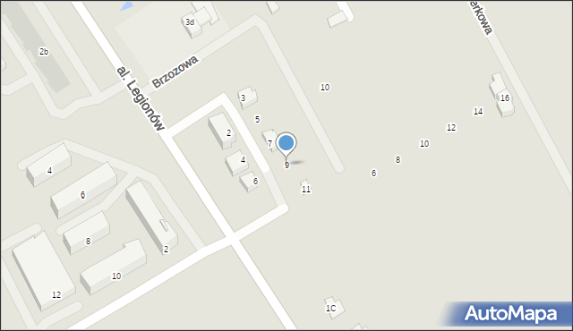 Garwolin, Wojciechowskiego Kazimierza, 9, mapa Garwolin