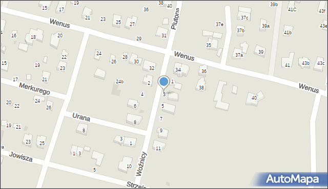 Gdańsk, Woźnicy, 3, mapa Gdańska