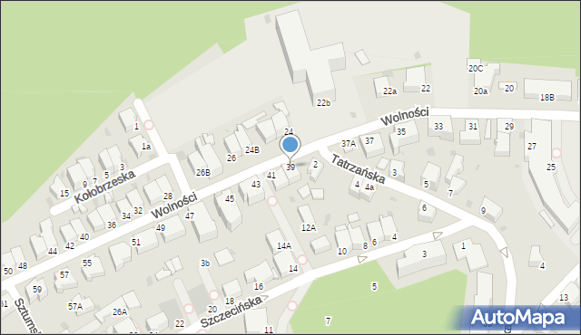 Gdynia, Wolności, 39, mapa Gdyni
