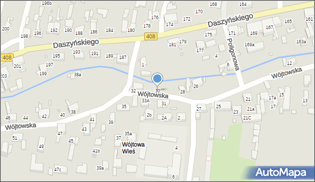 Gliwice, Wójtowska, 30, mapa Gliwic
