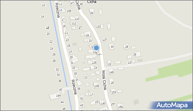 Głogów Małopolski, Wola Cicha, 124, mapa Głogów Małopolski