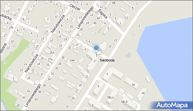 Głowno, Wodna, 2, mapa Głowno