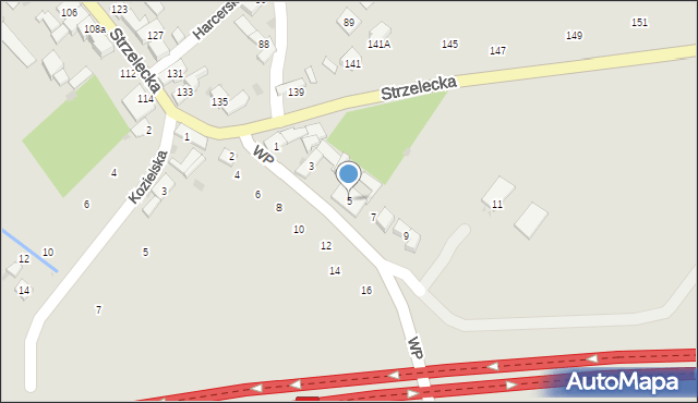 Gogolin, Wojska Polskiego, 5, mapa Gogolin