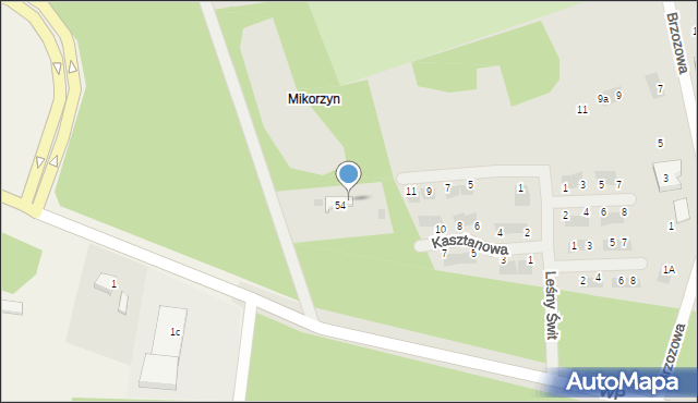 Goleniów, Wojska Polskiego, 54b, mapa Goleniów