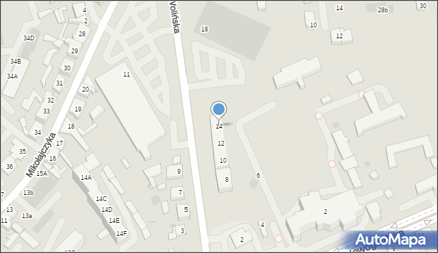 Goleniów, Wolińska, 14, mapa Goleniów