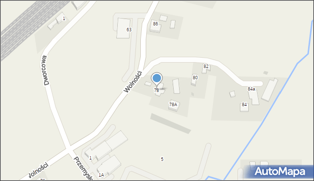 Goleszów, Wolności, 78, mapa Goleszów