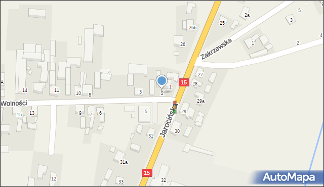 Golina, Wolności, 2, mapa Golina