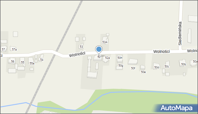 Golina, Wolności, 52, mapa Golina