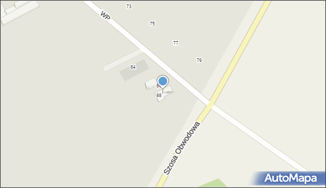 Goniądz, Wojska Polskiego, 88a, mapa Goniądz