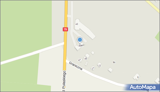 Góra Kalwaria, Wojska Polskiego, 43A, mapa Góra Kalwaria