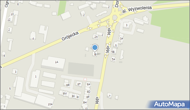 Góra Kalwaria, Wojska Polskiego, 6, mapa Góra Kalwaria