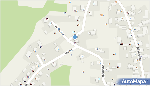 Góra Świętej Anny, Wolności, 16, mapa Góra Świętej Anny