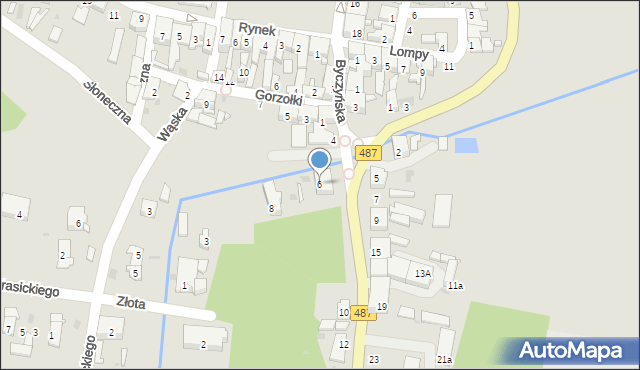 Gorzów Śląski, Wojska Polskiego, 6, mapa Gorzów Śląski