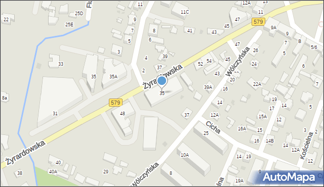 Grodzisk Mazowiecki, Wólczyńska, 35, mapa Grodzisk Mazowiecki