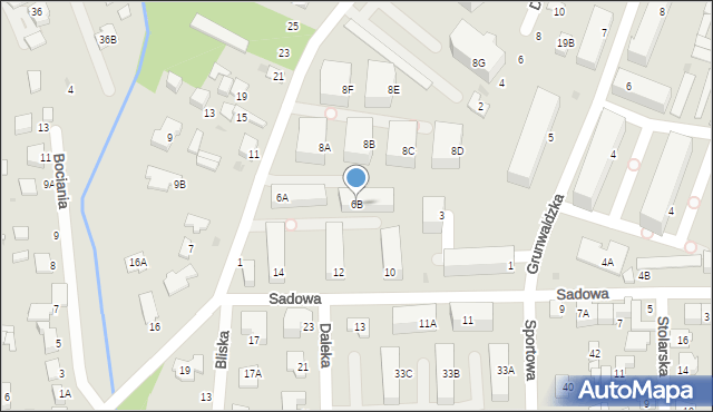 Grodzisk Mazowiecki, Wólczyńska, 6B, mapa Grodzisk Mazowiecki