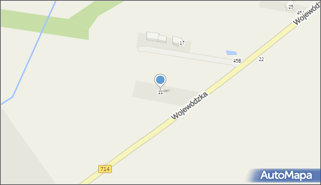 Grodzisko, Wojewódzka, 11, mapa Grodzisko