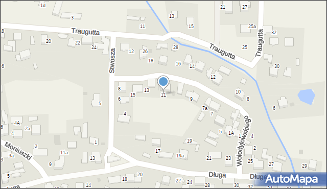 Gromiec, Wołodyjowskiego Michała, 11, mapa Gromiec