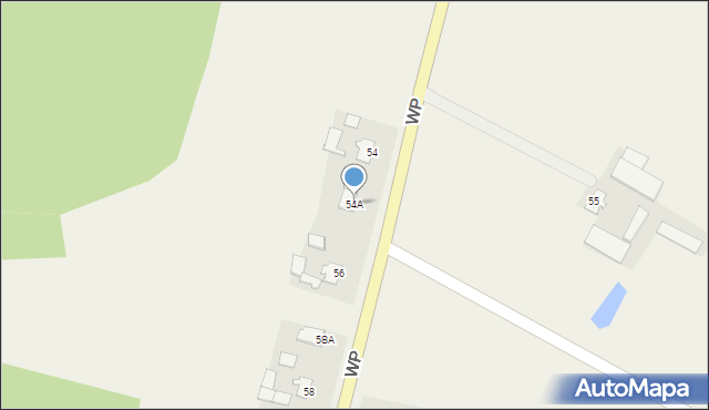 Gruczno, Wojska Polskiego, 54A, mapa Gruczno