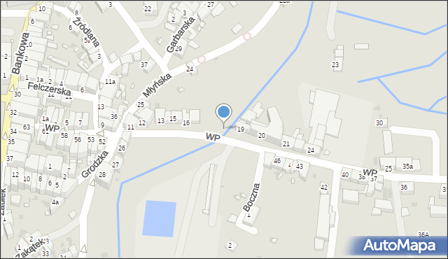 Gryfów Śląski, Wojska Polskiego, 18, mapa Gryfów Śląski
