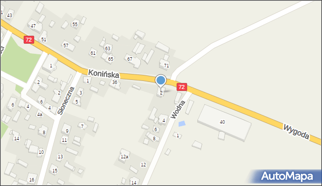 Grzymiszew, Wodna, 2, mapa Grzymiszew