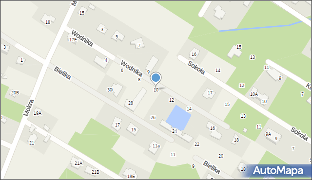 Henryków-Urocze, Wodnika, 10, mapa Henryków-Urocze