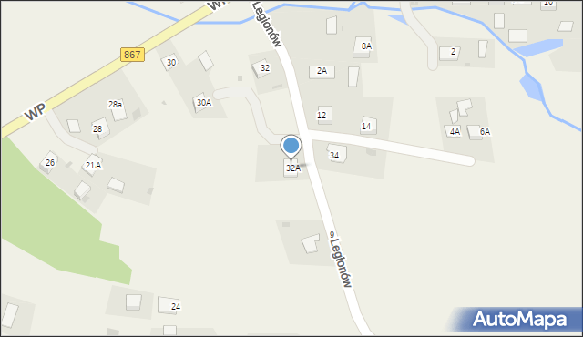 Horyniec-Zdrój, Wojska Polskiego, 32A, mapa Horyniec-Zdrój