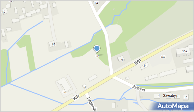 Horyniec-Zdrój, Wojska Polskiego, 3c, mapa Horyniec-Zdrój