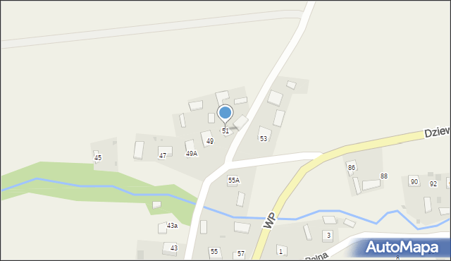 Horyniec-Zdrój, Wojska Polskiego, 51, mapa Horyniec-Zdrój