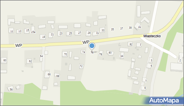 Horyniec-Zdrój, Wojska Polskiego, 76, mapa Horyniec-Zdrój