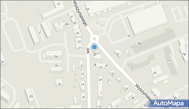 Iława, Wojska Polskiego, 1D, mapa Iława