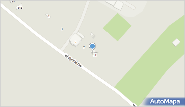 Iłża, Wołyniaków, 9, mapa Iłża