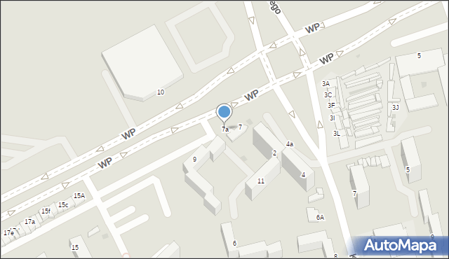 Inowrocław, Wojska Polskiego, 7a, mapa Inowrocławia