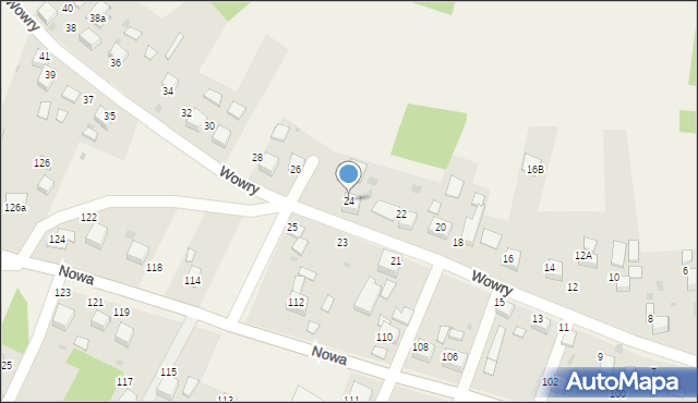 Jankowice, Wowry Pawła, 24, mapa Jankowice