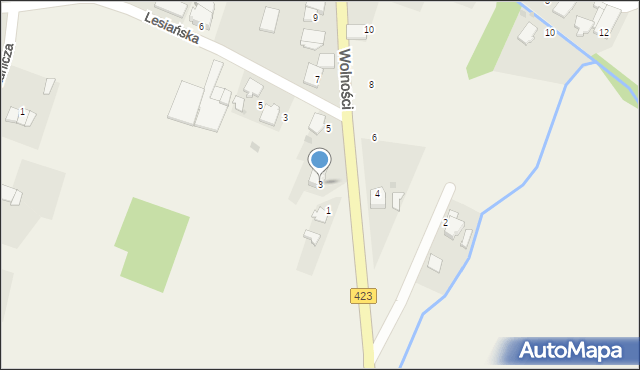 Januszkowice, Wolności, 3, mapa Januszkowice