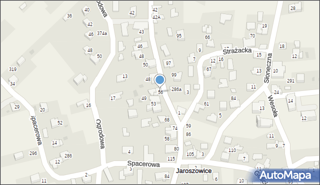 Jaroszowice, Wojtyły Karola, 56, mapa Jaroszowice