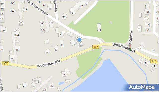 Jastrzębie-Zdrój, Wodzisławska, 16, mapa Jastrzębie-Zdrój