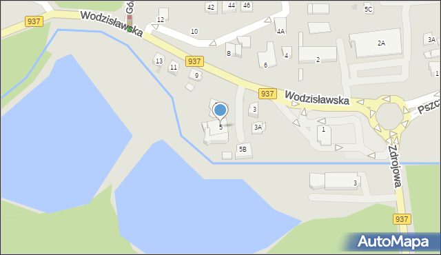 Jastrzębie-Zdrój, Wodzisławska, 5, mapa Jastrzębie-Zdrój