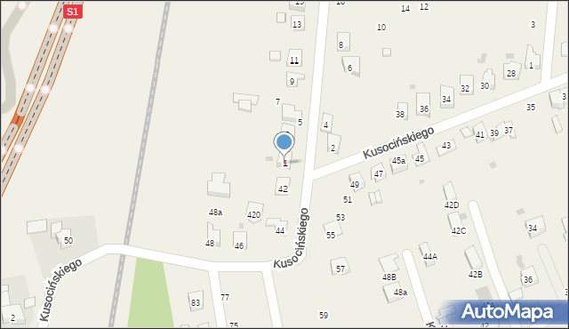 Jawiszowice, Wodna, 1, mapa Jawiszowice