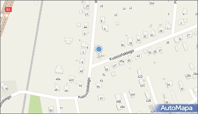 Jawiszowice, Wodna, 2, mapa Jawiszowice