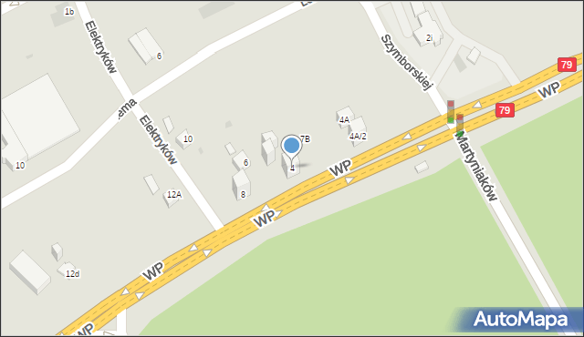 Jaworzno, Wojska Polskiego, 4, mapa Jaworzno