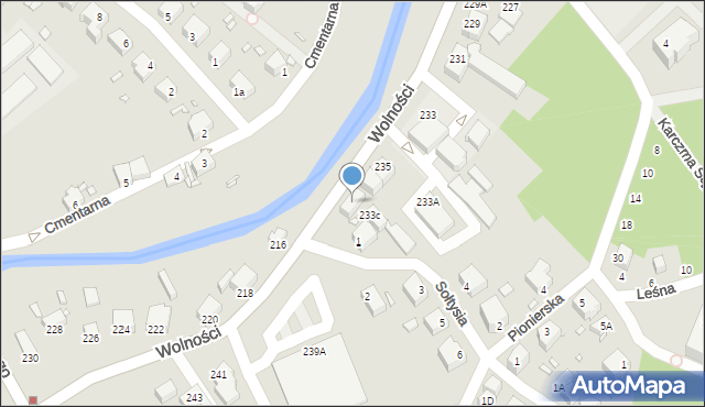 Jelenia Góra, Wolności, 239, mapa Jelenia Góra
