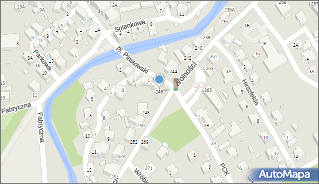 Jelenia Góra, Wolności, 246, mapa Jelenia Góra