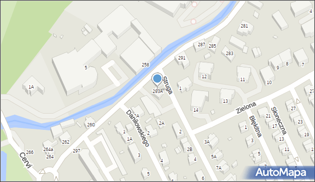 Jelenia Góra, Wolności, 293A, mapa Jelenia Góra