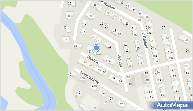 Juszkowo, Wodna, 15A, mapa Juszkowo