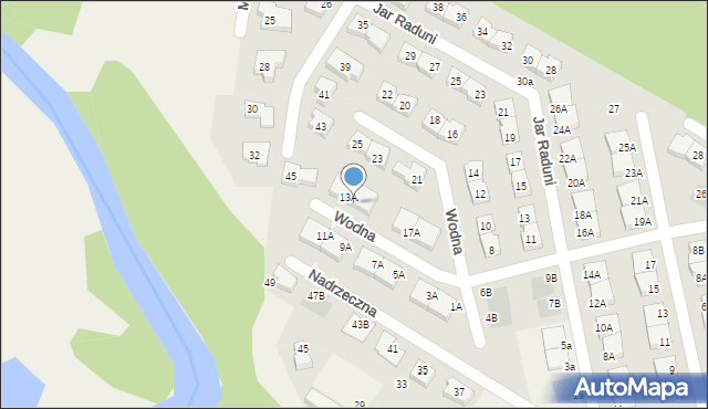 Juszkowo, Wodna, 15B, mapa Juszkowo