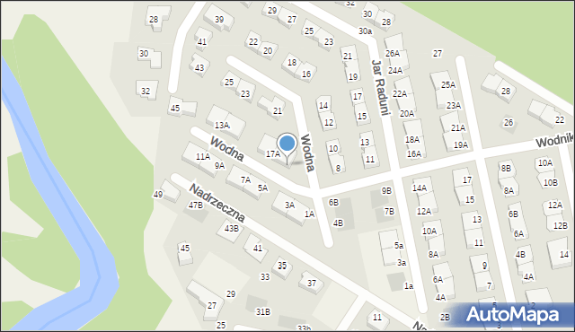 Juszkowo, Wodna, 19A, mapa Juszkowo